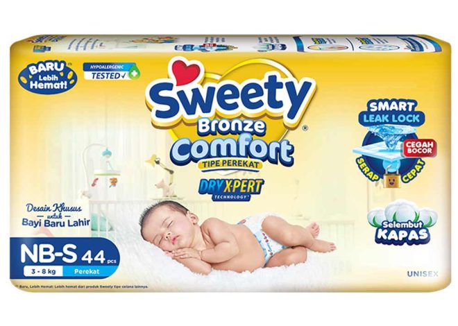 Dapatkan Tidur Nyenyak Bayi dengan Pampers Sweety Newborn