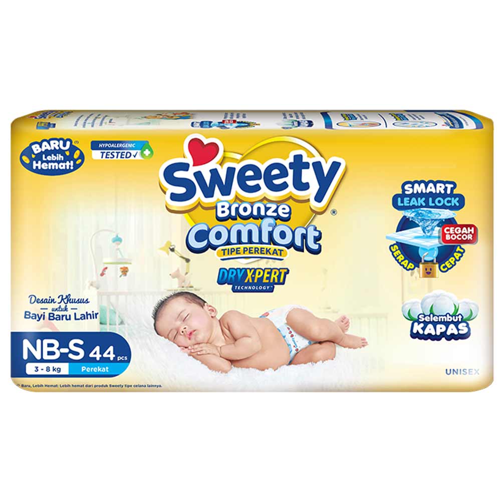 Dapatkan Tidur Nyenyak Bayi dengan Pampers Sweety Newborn